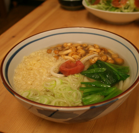 寒い冬に!さっぱり梅うどん!